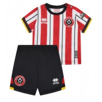 Sheffield United Replika babykläder Hemmaställ Barn 2024-25 Kortärmad (+ korta byxor)